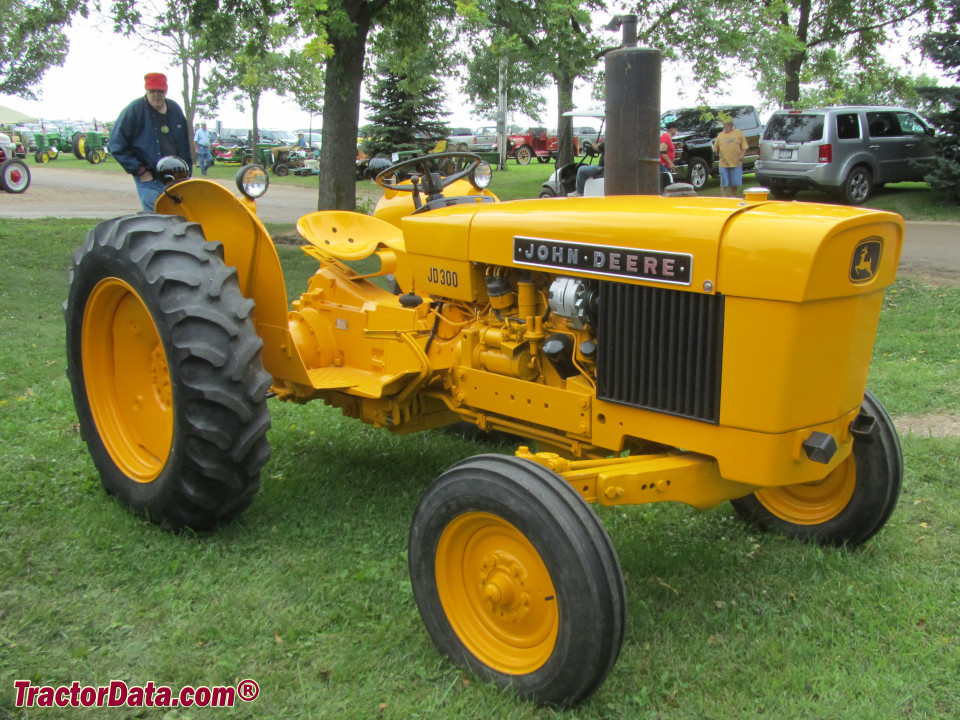 John Deere 300 Wheel tractor.