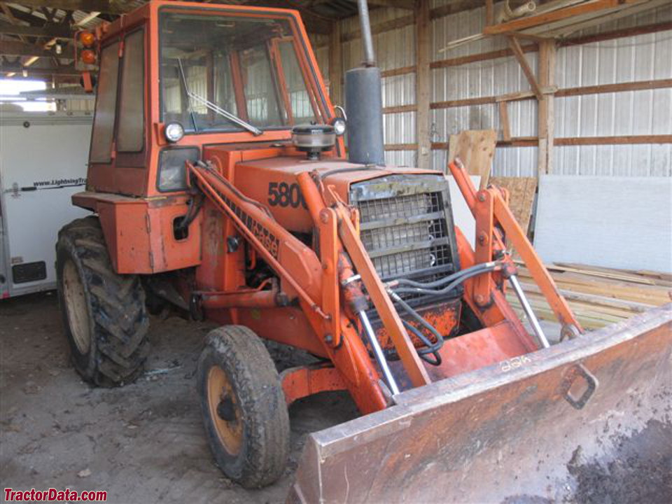 Early Case 580C loader.