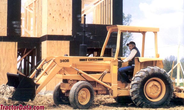 Ford 340a tractor data