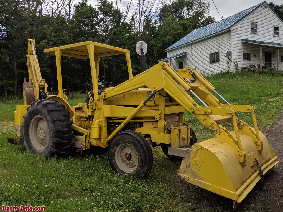 Massey Ferguson 30 with model 34 front-end laoder and model 54 backhoe.