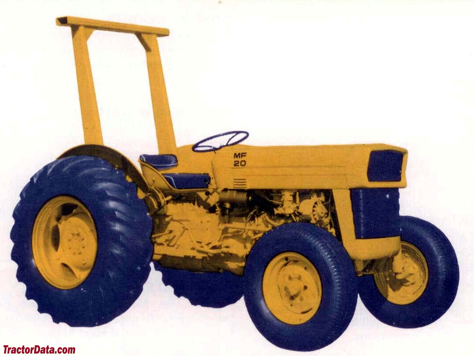 Massey Ferguson 20 industrial tractor. Marketing image.