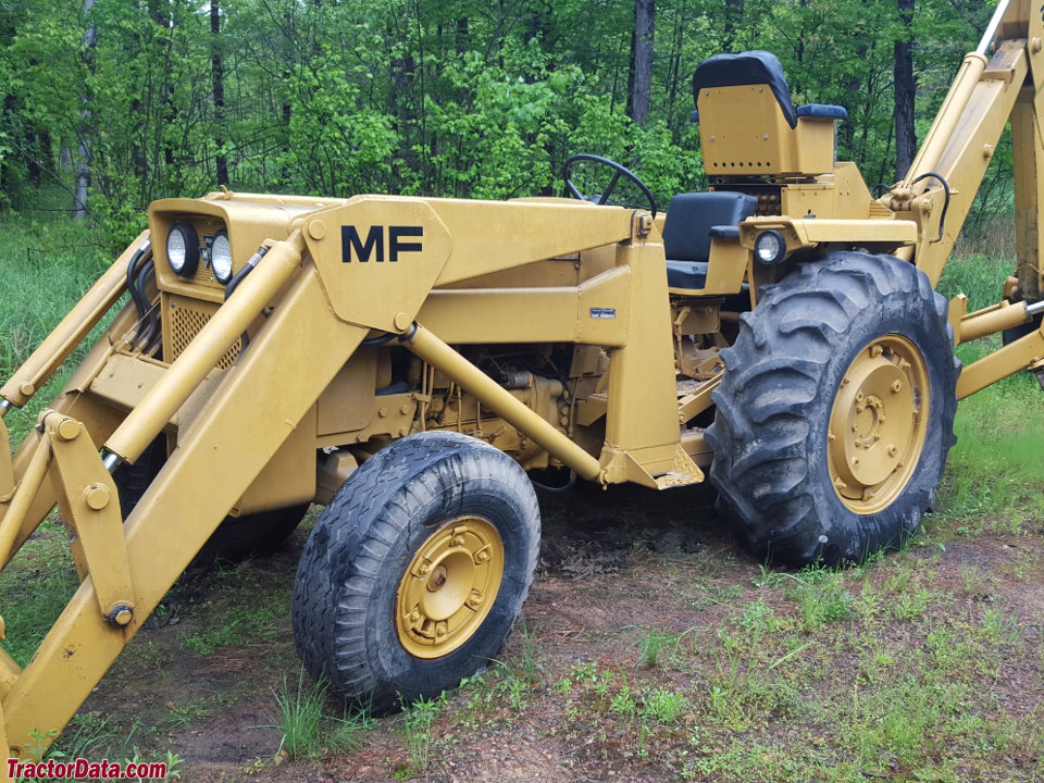 Massey Ferguson 304 loader-backhoe tractor.