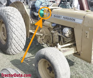 Massey Ferguson 30E serial number location