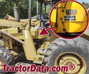 Massey Ferguson 40E serial number location