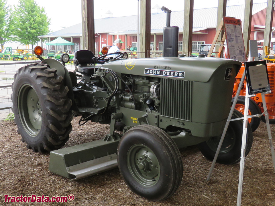 U.S. Navy Seabee John Deere 401 with generator and electro-magnet.