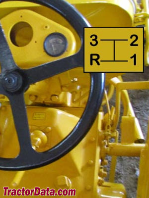 McCormick-Deering I-14 transmission controls