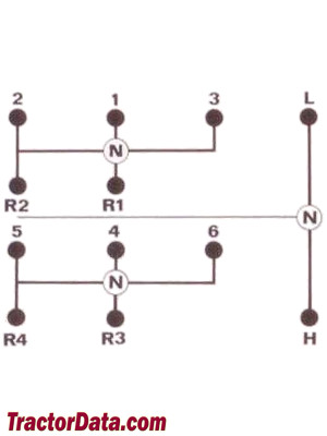 Ford 340 transmission controls