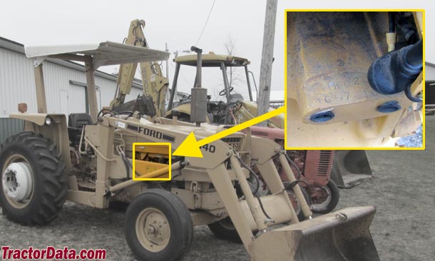 Ford tractors serial numbers #7
