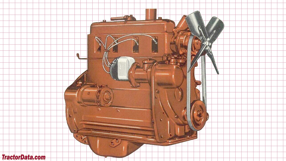 J.I. Case SI tractor engine information
