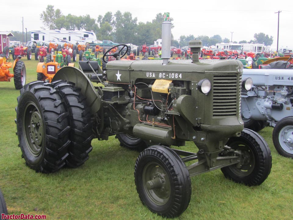 US Army Minneapolis-Moline UTIL-M military tractor.