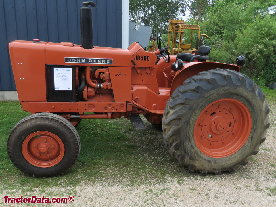 John Deere 500 indsutrial tractor.