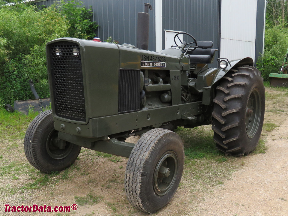 U.S. Navy Seabee John Deere 600 industrial tractor.
