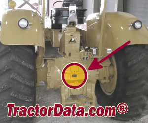 John Deere 700A serial number location