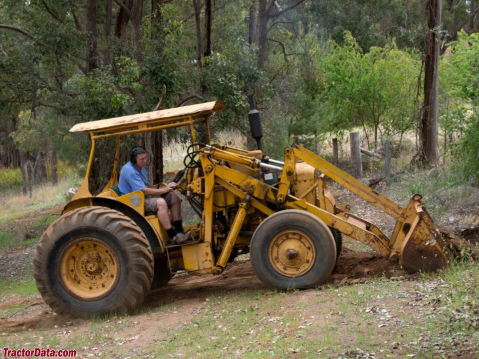 Chamberlain Champion Mark II Industrial tractor with Chieftan loader, right side.