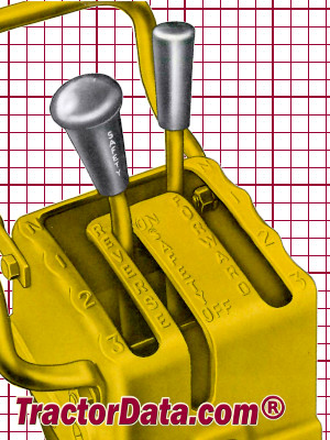 Caterpillar D9G transmission controls