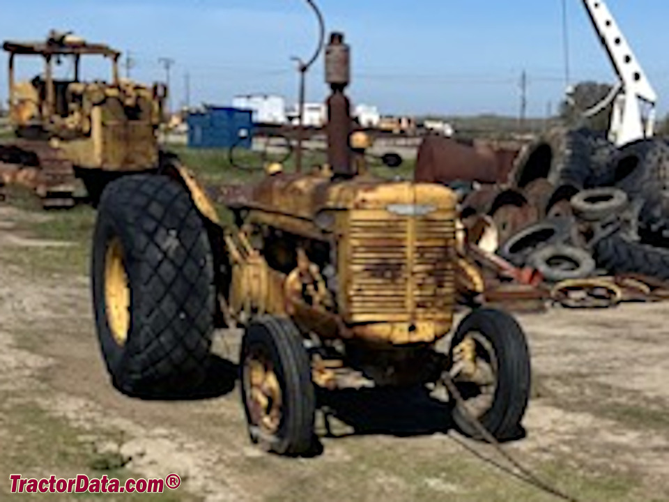 International ID-9 industrial tractor.