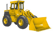 John Deere 644A tractor photo