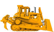 Caterpillar D8L industrial tractor photo