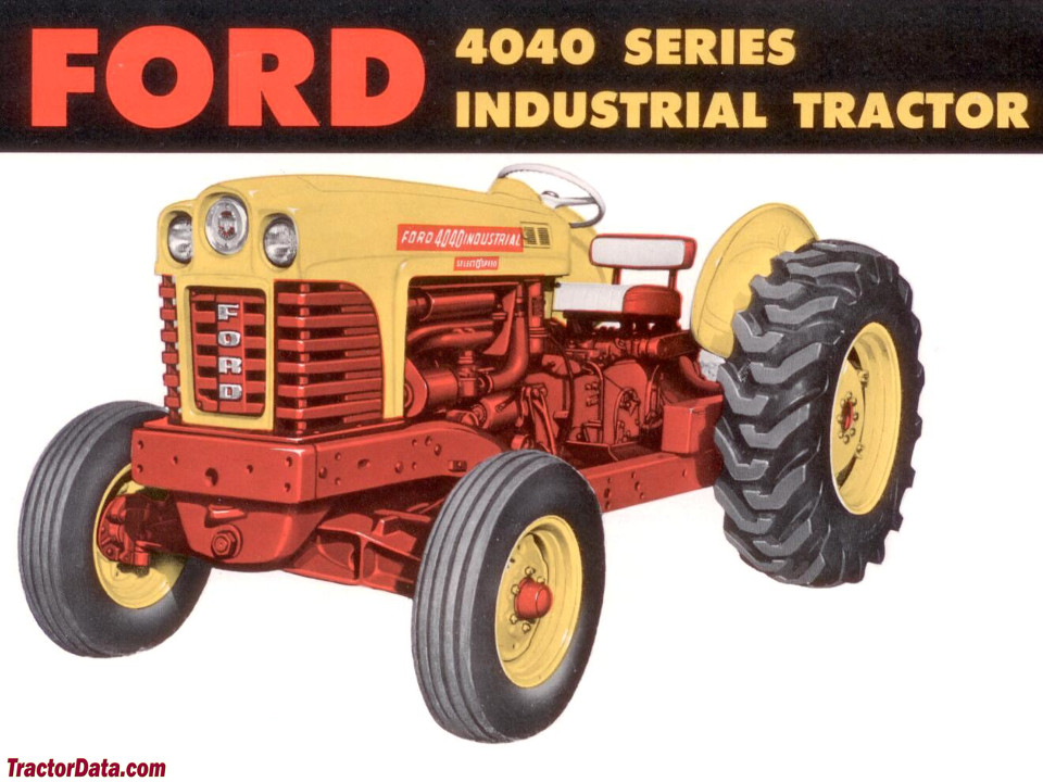 TractorData.com Ford 4000 HD industrial tractor photos information