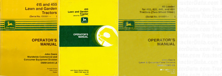 455 manuals literature