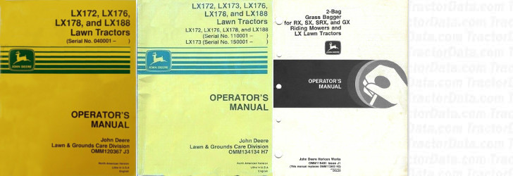 LX172 manuals literature