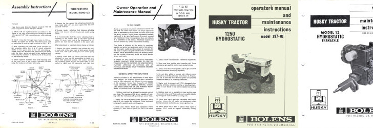 1250 manuals literature