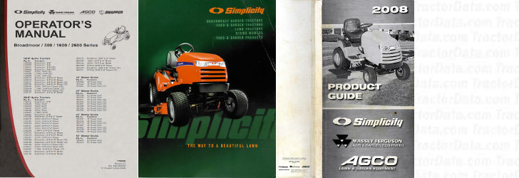 TractorData Simplicity Broadmoor 20 50 tractor information