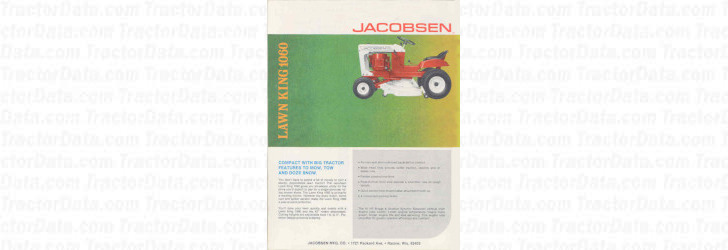 Lawn King 1060 references literature
