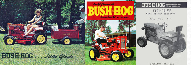 Bush hog garden tractor deals