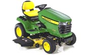 John Deere X320 tractor photo