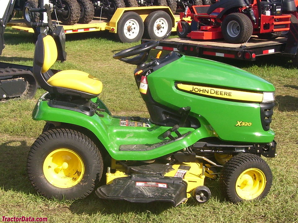 John Deere X320, right side.