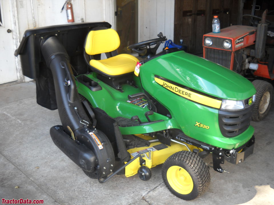 John Deere X320 Tractor Photos Information