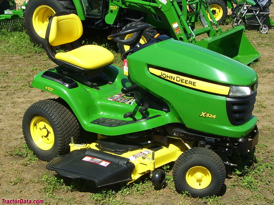 John Deere X324 Tractor Information