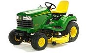 John Deere X485 tractor photo