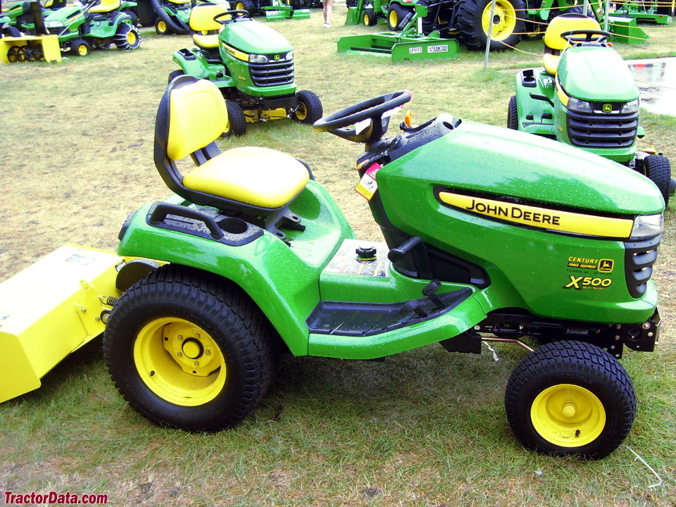 John Deere X500, right-side view