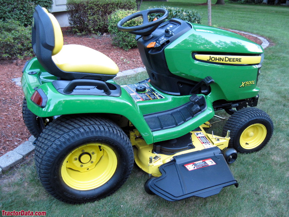 John Deere X500 Tractor Photos Information