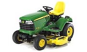 TractorData John Deere X724 tractor attachments information
