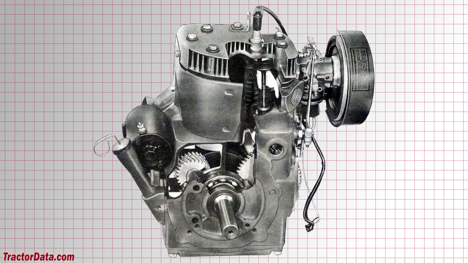 John Deere 140 engine image