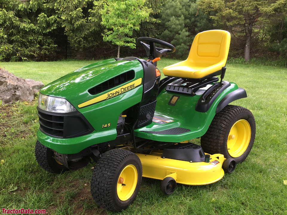 John Deere 145 lawn tractor. Photo contributed in memory of the original owner, Art Brown.