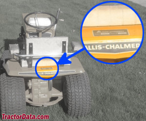 Allis Chalmers B-207 serial number location