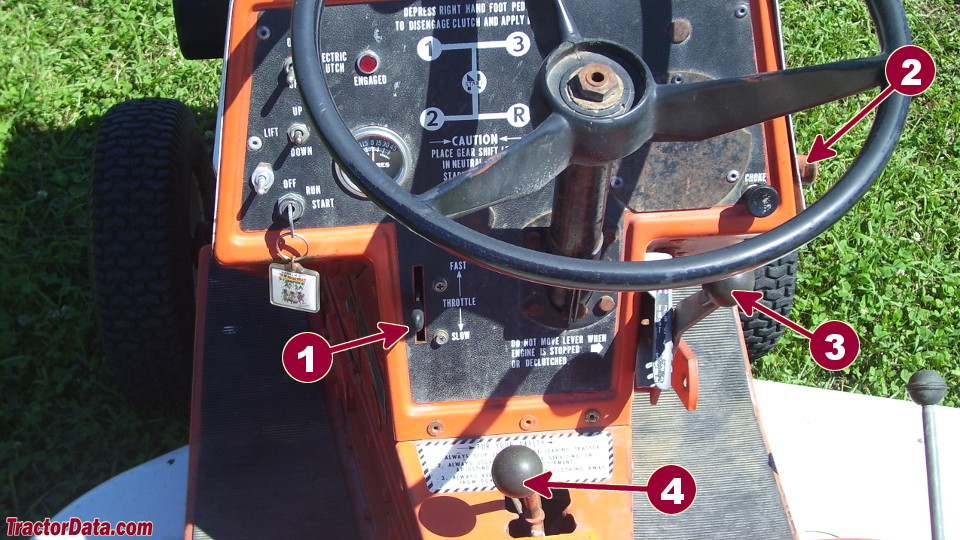 Allis Chalmers 310 transmission controls