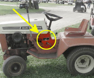 Allis Chalmers 310 serial number location