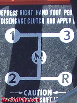 Allis Chalmers 310 transmission controls