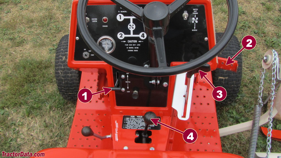 Allis Chalmers 410 transmission controls