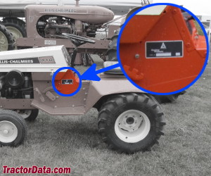 Allis Chalmers 410 serial number location