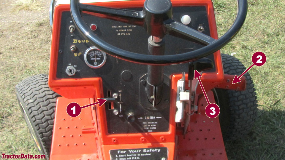 Allis Chalmers 416 transmission controls