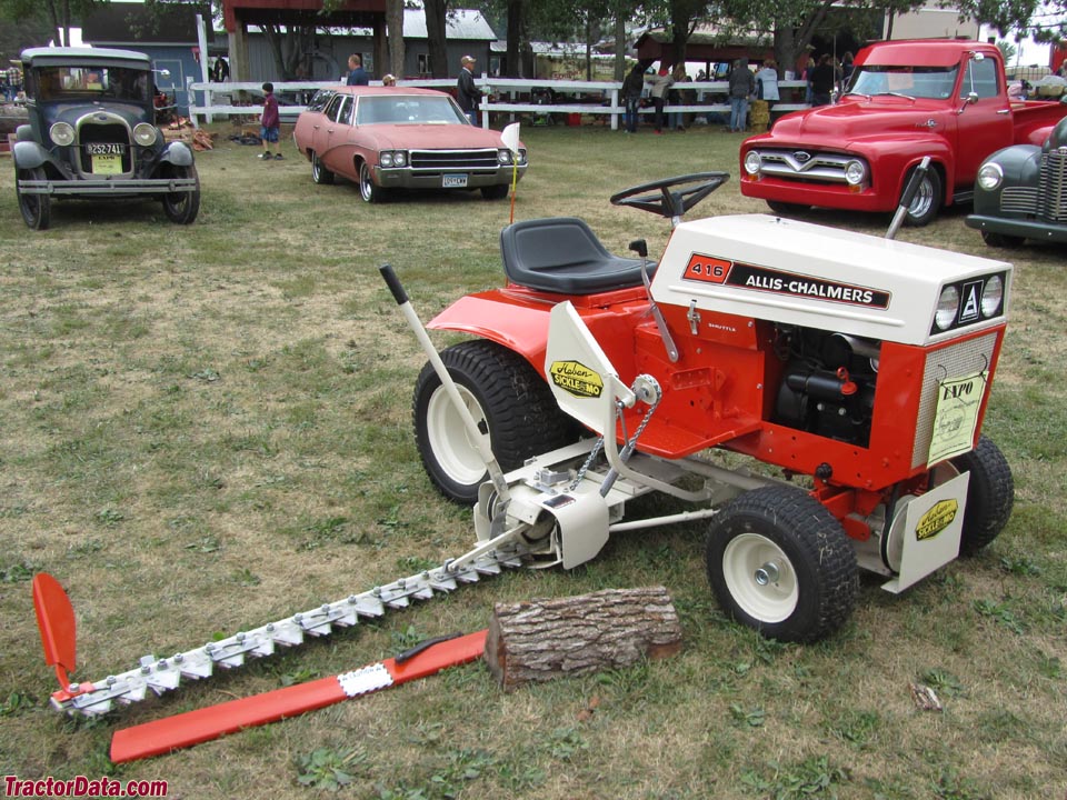 Allis-Chalmers 416 with Haban sickle mower.