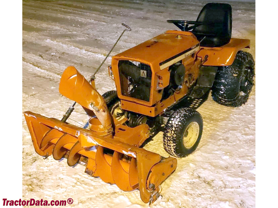 Allis-Chalmers 712H with snow blower.