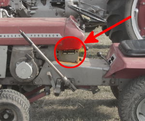 Massey Ferguson 7 serial number location