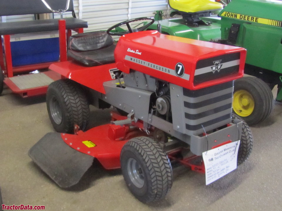 Massey Ferguson 7 with mower.